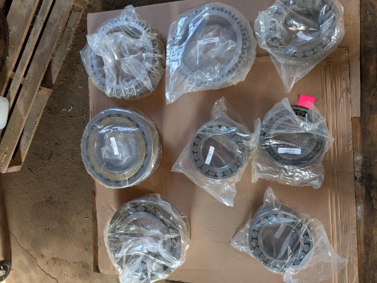 Large bearings from Link Belt, SKF, FAG, Torrington, etc