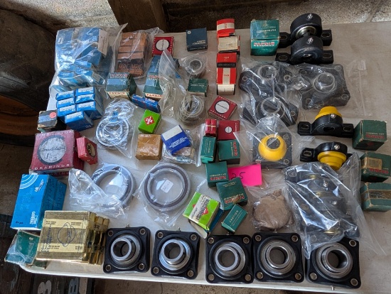 Quantity of bearings from SKF, Fafnir, consolidated, etc