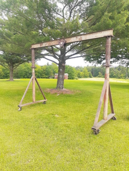 Overhead Trolley Lift Frame (Rolling)