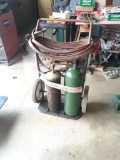 Acetylene Torch W/Cart & Tanks