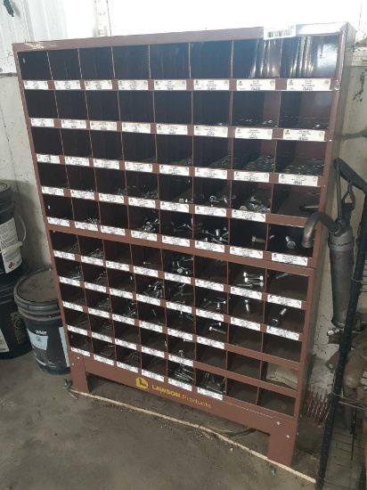 Lawson bolt bin with metric inventory