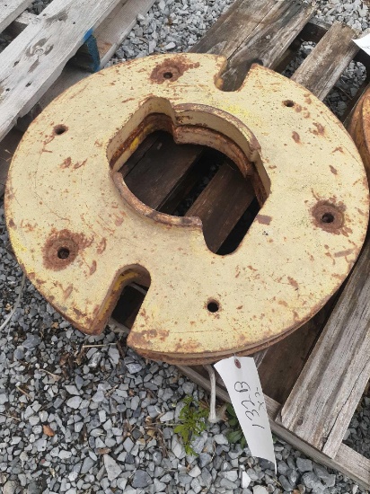 John Deere rear wheel weights by the piece X 2