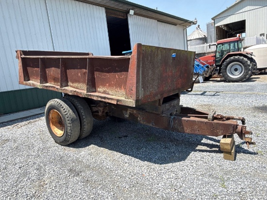 PTO dump cart with 7 1/2 x 12' dump box