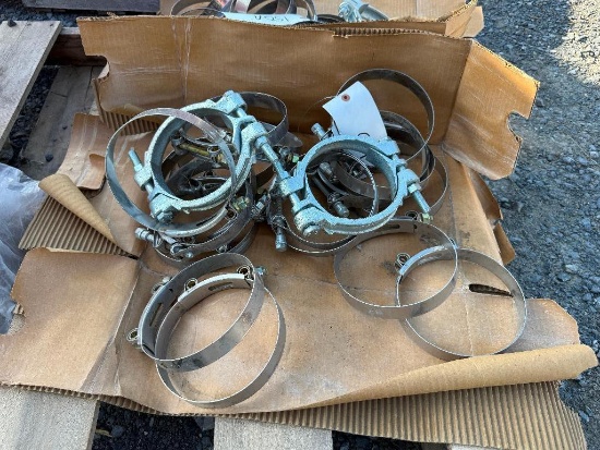 6 In. Hose Clamp Lot