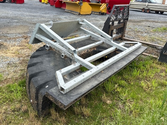 Quick attach tire scraper Good Cond.