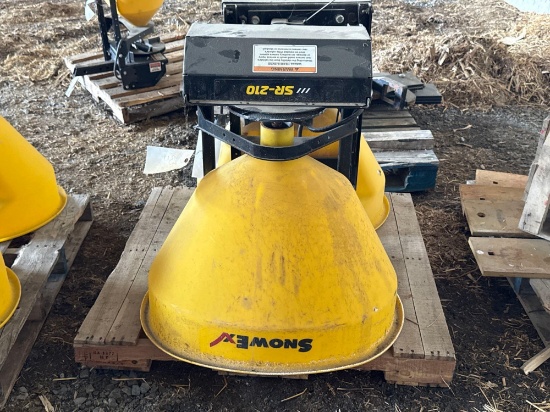 Snow EX 210 receiver hitch spreader