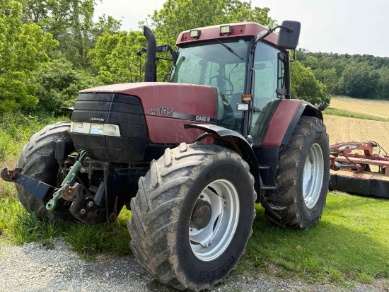 Case IH MX 135 w/front and rear 3 pt 4X4 with triple remotes True hours unknown approx. 8000 hours