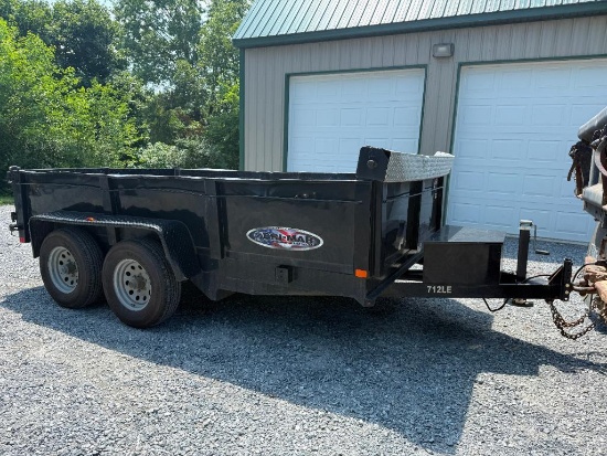 2019 Brimar 7x12 Dump Trailer - 10k