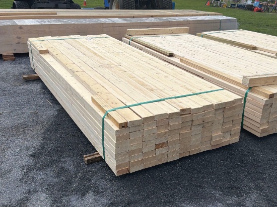 2x4x8 lumber each