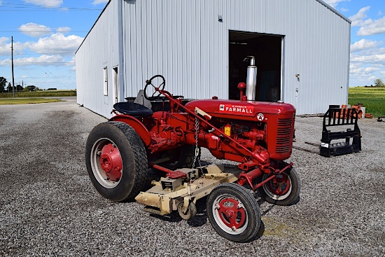 FARMALL "A" TRACTOR W/ BELLY MOWER