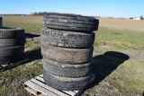 4 Misc Truck Tires / Budd Rims