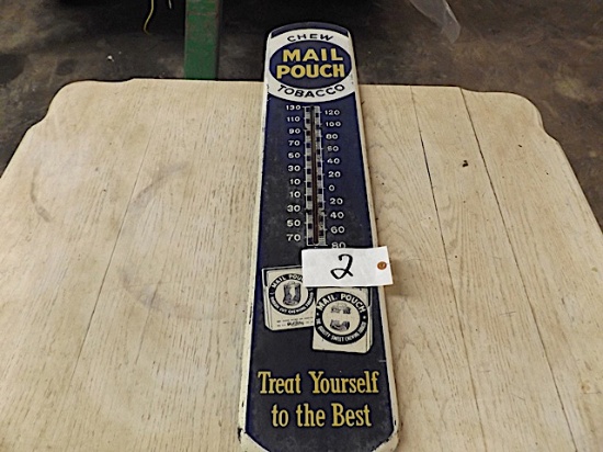"Mail Pouch" thermometer
