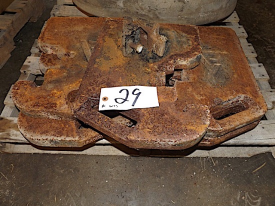 Allis Chalmers Suitcase Weights