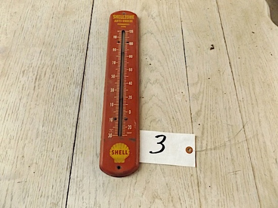 "Shell Gas" thermometer