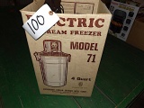 Model 71 electric ice cream freezer