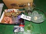Candy dish, Apollo 12 glasses, salt & pepper shakers