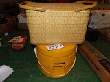 Portable toilet, picnic basket