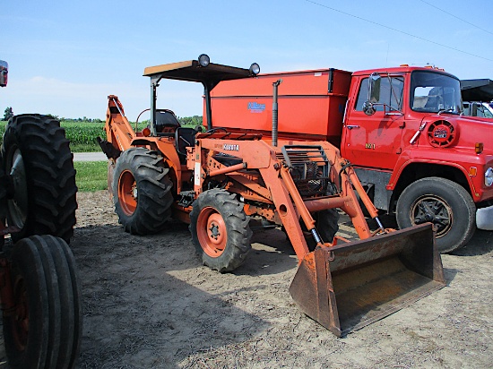 KUBOTA L-4150 TRACTOR/LOADER/BACKHOE