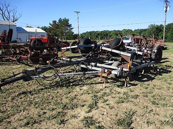 HINIKER 3300 22' FIELD CULTIVATOR, 1 BAR HARROW