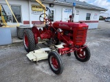 IH A TRACTOR W/MOWER