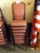 SET OF 8 CUSHION CHAIRS