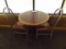 2 BANQUET CHAIRS W/ ROUND TABLES