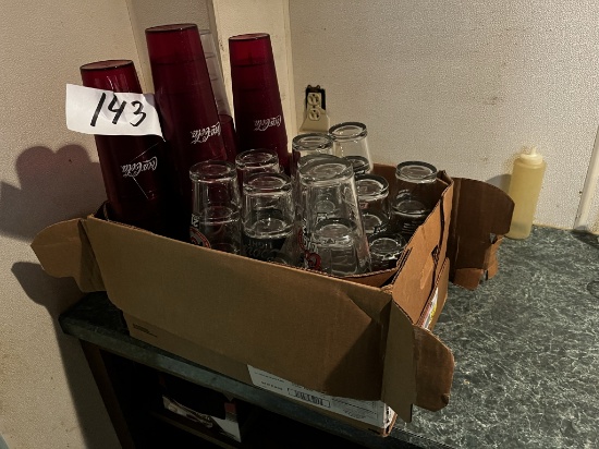 BEER GLASSES & LARGE WATER CUPS