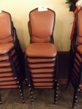 SET OF 8 CUSHION CHAIRS