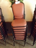 SET OF 8 CUSHION CHAIRS