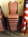 SET OF 8 CUSHION CHAIRS