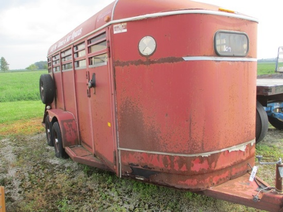 1999 CHAPARROL LIVESTOCK TRAILER
