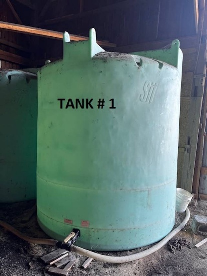 1600 GAL POLY TANK