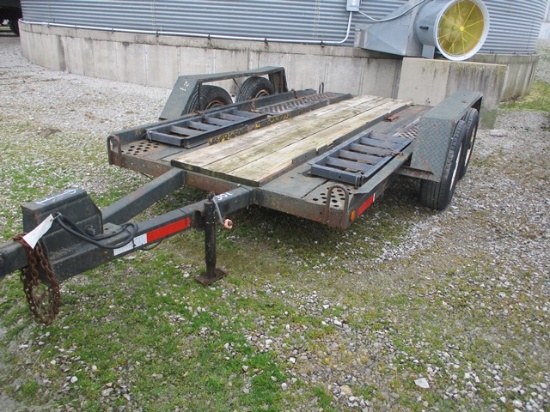 7X14 TANDEM AXLE STEEL FLOOR TRAILER