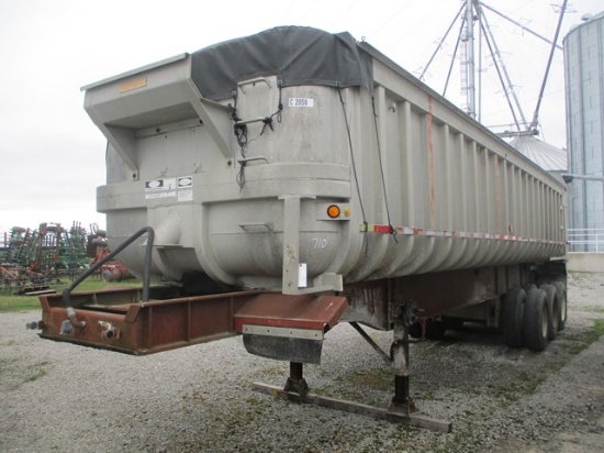 1985 FRUEHAUF TRI-AXLE DUMP TRAILER