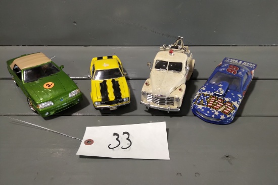 4 - 1/24 SCALE VEHICLES