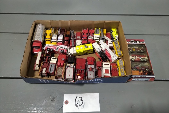 1/64 SCALE MATCHBOX FIRE HEROES 3 SET AND RESCUE VEHICLES