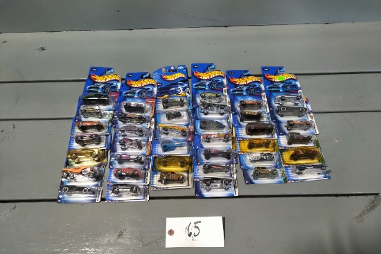 BOX OF 39 - MISC 1/64 SCALE HOT WHEELS NEW IN BOXES