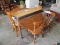 5 CHAIRS AND TABLE
