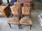 4 MATCHING TABLE CHAIRS