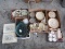 PLATES, BOWLS, CROCKPOT, COFFEE MUGS