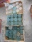 3 BOXES OF BLUE AND WHITE JARS