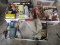 3 BOXES - CROCKPOT, TINS, CD/DVD'S, RECORDS, DIGITAL PICTURE FRAME