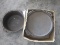 2 CAST IRON POTS