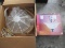 2 CEILING LIGHTS - PORTOFLI 3 LIGHT SEMI FLUSH MOUNT