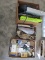 DVD PLAYER, COAX CABLE, ELECTRICAL ITEMS