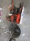 2 HEDGE TRIMMERS, AX, CHAIN, METAL BUCKET, LIGHTS