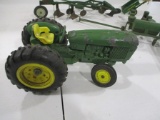 4 PC JD TRACTOR, 4 ROW PLANTER, 4X PLOW BREAKER, LAWN TRAILER