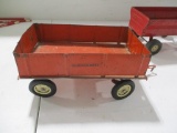 2 PC - AC FLAT WAGON, ERTL BARGE WAGON