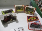 5 PC -  FARM CLASSICS TRACTORS, VINTAGE DUCK CALL, FORD PICK-UP