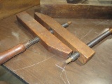 WOOD HAND PLANE, WOOD CLAMP, SCIOTO WORKS